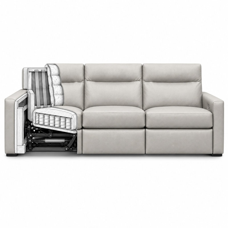 Fauteuil et demi-fauteuil Keystone, Boca Winter White