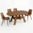 43.3''-59'' Extendable Round Dining Table For 4-6, Mid Century Modern Wooden Round Table With Removable Leaves Space Saving, For Kitchen Living Room-123349321-123349323
