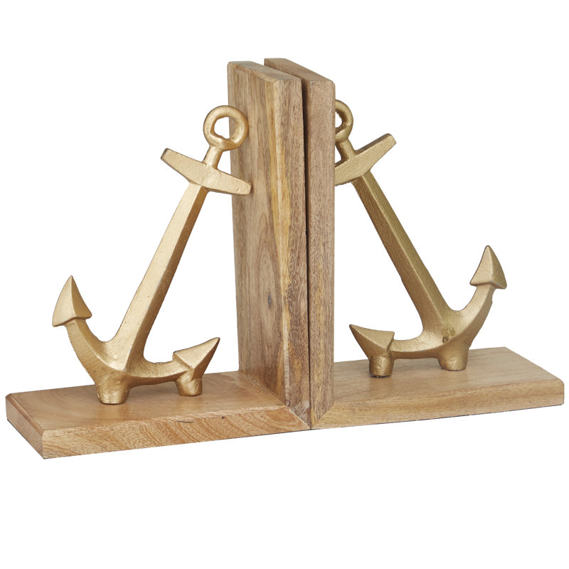 Wood Non-Skid Bookends