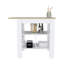 Kitchen Island, Pompeya, White, Width X 40