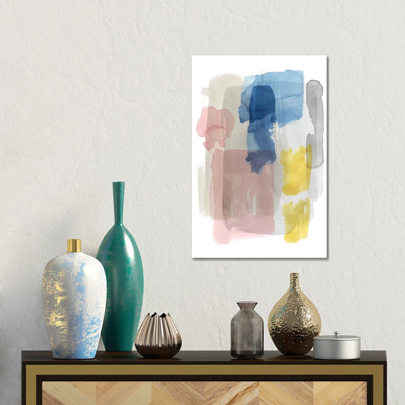 Puddle Pastel II by Grace Popp - Gallery-Wrapped Canvas Giclée on Canvas, 30.48 cm H x 45.72 cm W, Wrapped Canvas