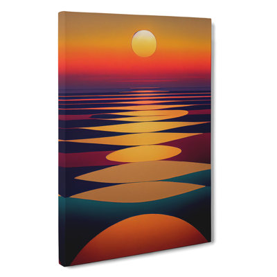 XC1022-1798X Delicious Abstract Sunset - Wrapped Canvas Print