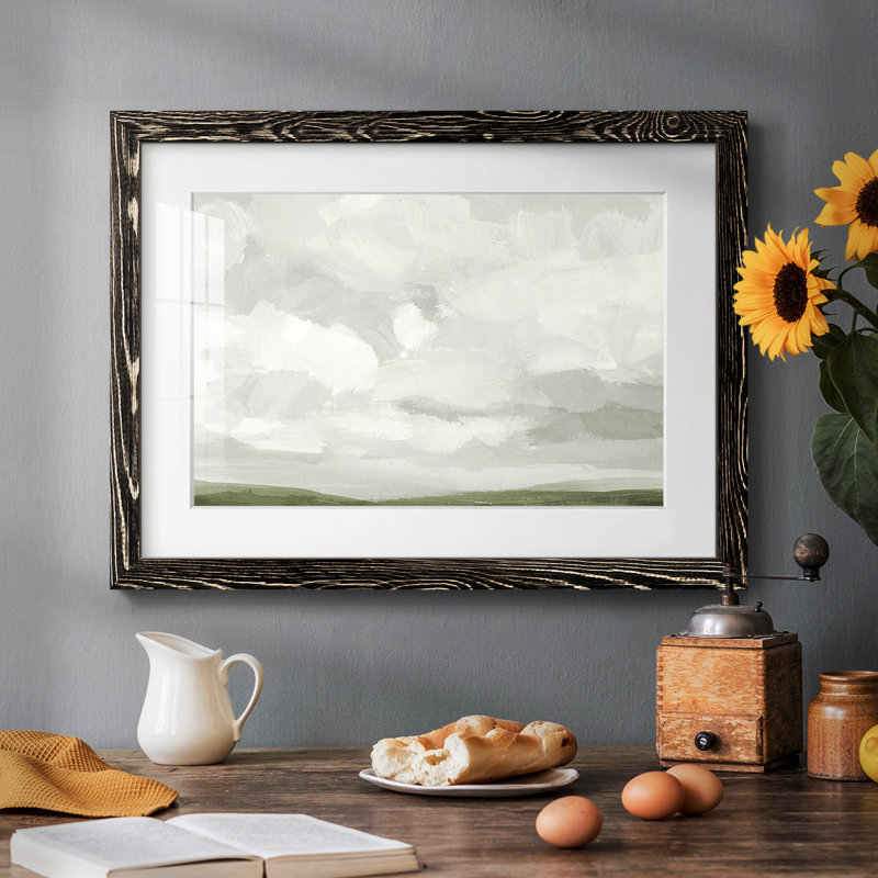 Gray Stone Sky IV, reproduction encadrée sur papier, Noir, H 14 po x l 20 po