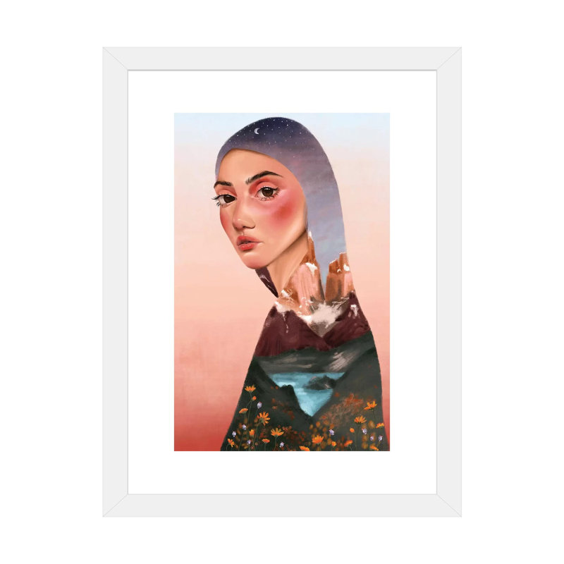 «Body, Like the Mountain» par Teodora Jelenic - impression d'art graphique, H 24 po x l 16 po x P 1 po