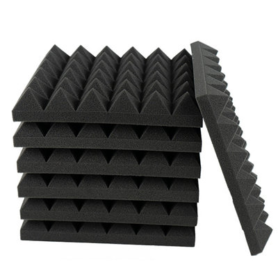 12 panneaux pyramidaux insonorisants 12 x 12 pouces