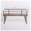 Banc en bois industriel et métal Zion