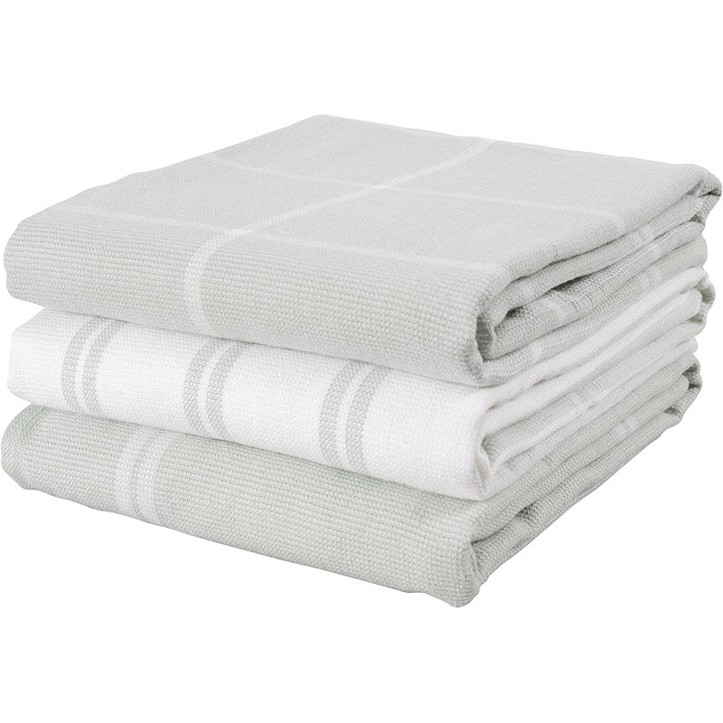 Ensemble de serviettes en tissu turc teint en éponge, Vert