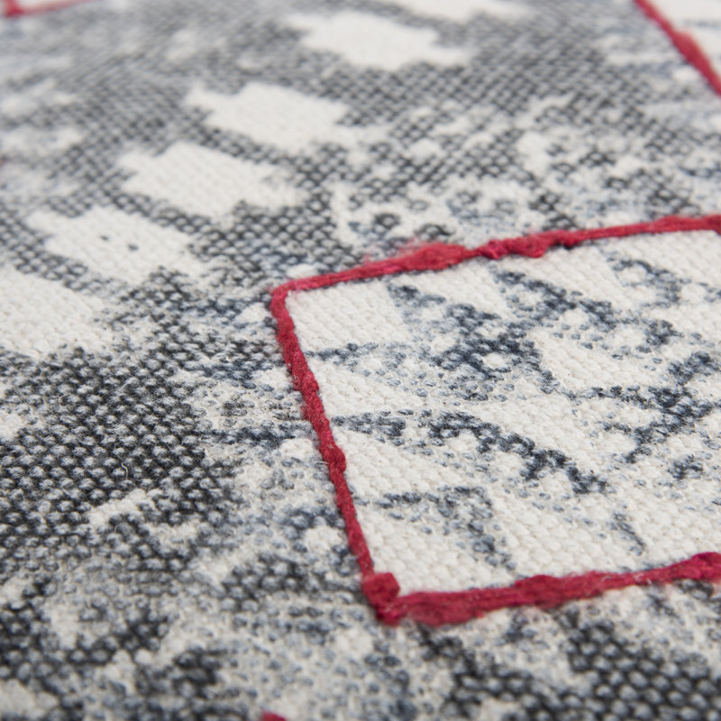 Geometric Cotton Throw Pillow