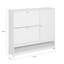 16 Pair Flip Down Shoe Storage