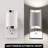White Chrome Cylinder Plug-In Dimmable Night Light 5000K