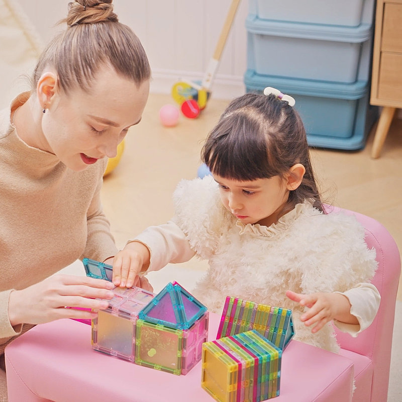 Karcher Kids Armchair 2 in 1 Kids Table Chair Set for 3 Years Old Girls, Pink