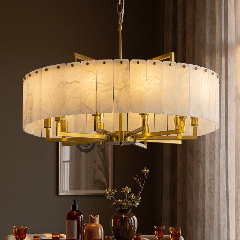 31.5" Alabaster Chandelier