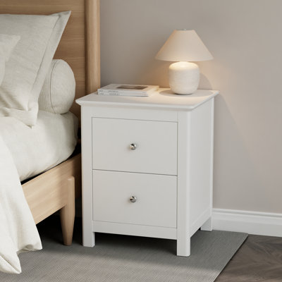 45cm W Manufactured Wood Bedside Table