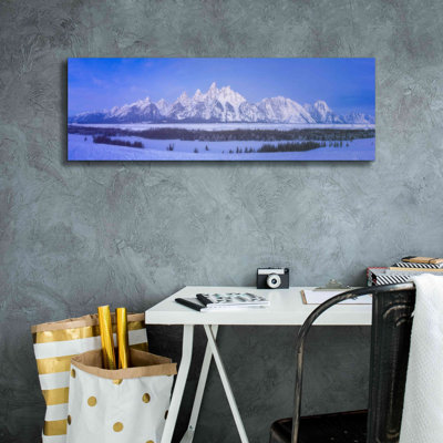 «Blue Hour in the Tetons - Grand Teton National Park» par Darren White, estampe numérique sur toile