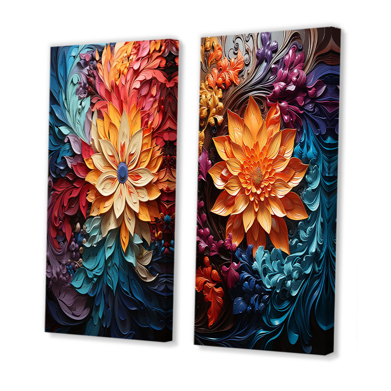 Granier - Ensemble de 2 reproductions d'art sur toile, Toile tendue, H 28 po x l 25 po
