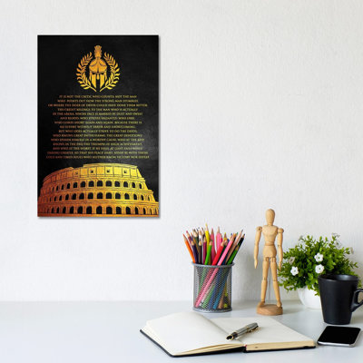 The Man In the Arena- Gallery-Wrapped Canvas Giclée