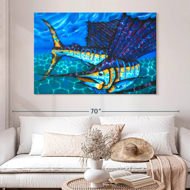 Brampt Atlantic Sailfish, 30" H x 45" W