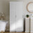 Tall Narrow Storage Cabinet With 3 Adjustable Shelves, Single Door, Space-Saving Corner Cupboard For Small Spaces-681882986