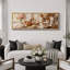 «Sunny Coffee Breakfast Kitchen», art de cuisine, impression sur toile encadrée, 3 pièces-132210042-132210048