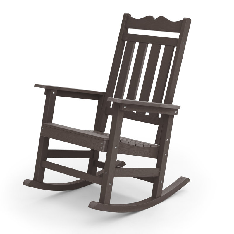 Chaise Adirondack berçante Juulia, Brun