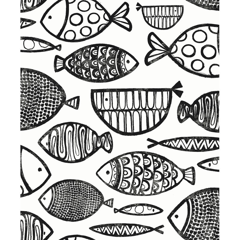  Papier peint non tissé Designs, Noir / blanc