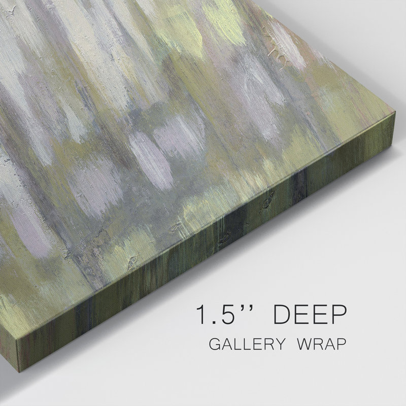 Impression sur cadre I-Premium Strees Glass Trees - prêt à être accroché, H 40 po x l 40 po x P 1 po, Pas de tapis