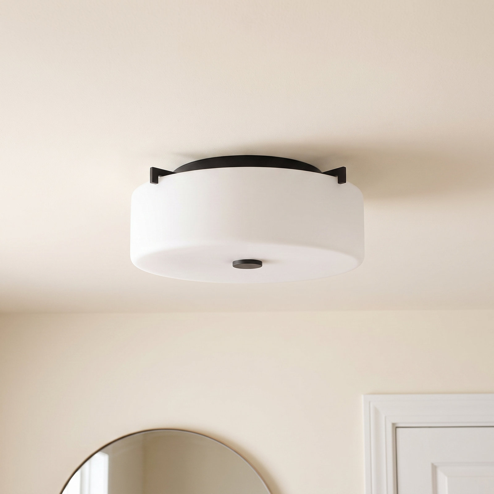 Kyoto 2-Light Flush Mount, Oil Rubbed Bronze, No, No