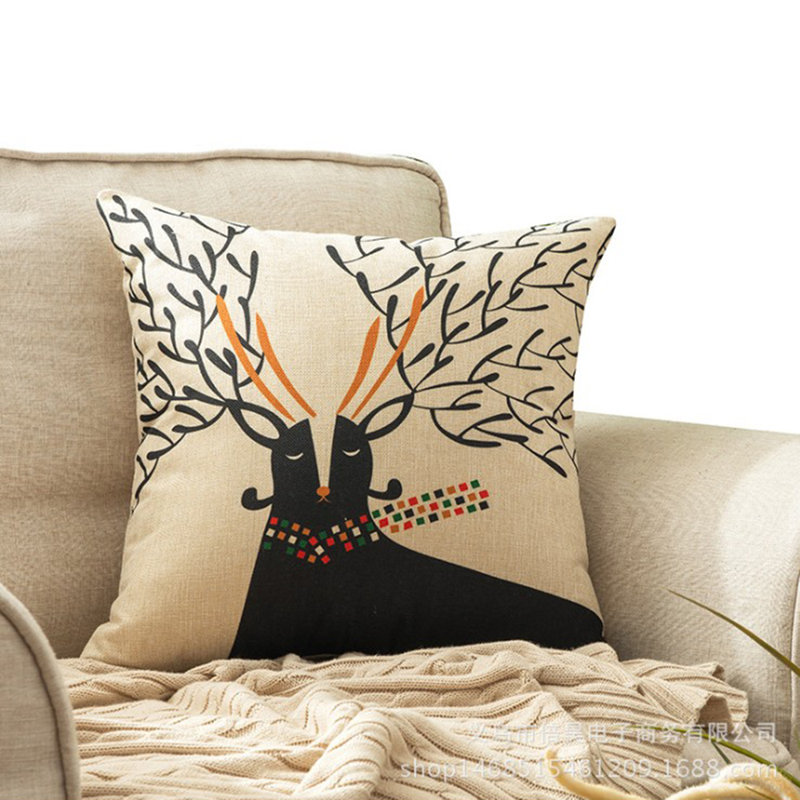 (Covers With Inserts) Set of 2 Deer Lives Throw Pillows