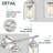 3 - Light Modern Vanity Light,Brushed Nickel