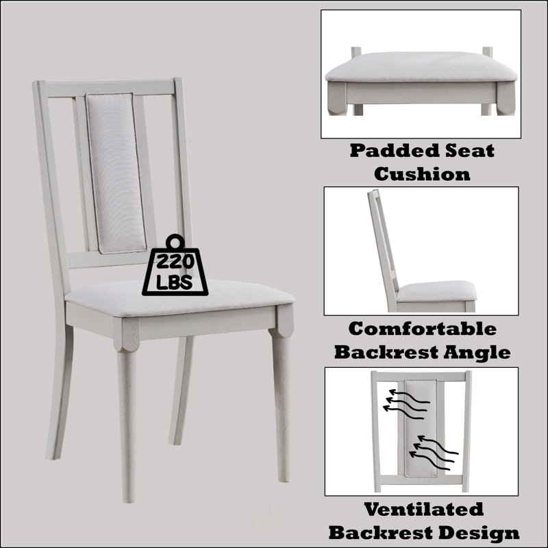 Chaise d'appoint en lin beige et finition naturelle