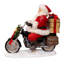 Collection de figurines Fabur Kurt Adler, père Noël à vélo Coco-Cola, 10,5 po