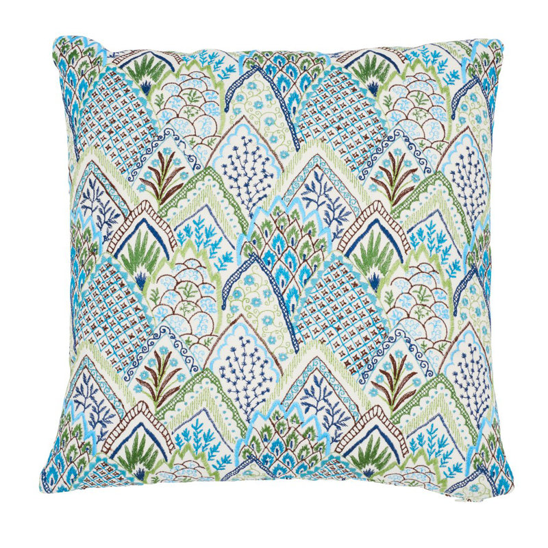 Albizia Embroidery Pillow, 20" x 20"