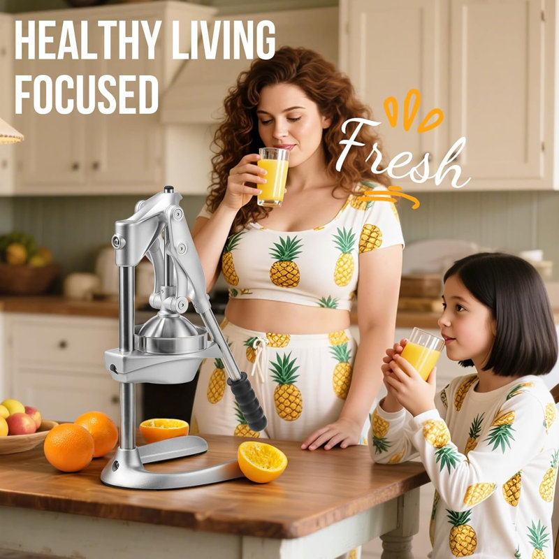 Professional Safety Stainless Steel Hand Press Juicer for Citrus Lemon Lime Grapefruit
