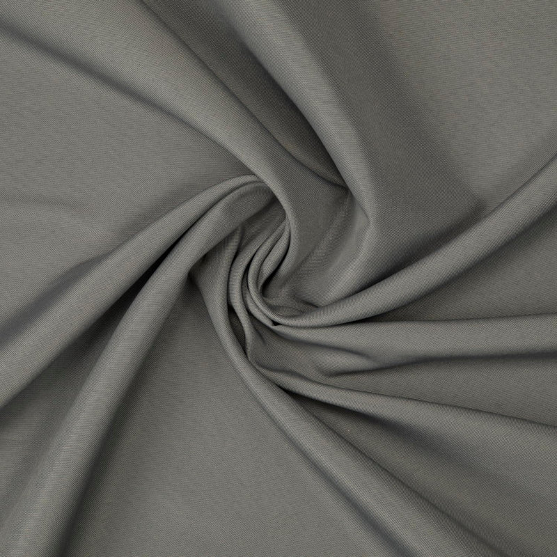 Ambee Round No Pattern Polyester Tablecloth, 70" Round, Charcoal