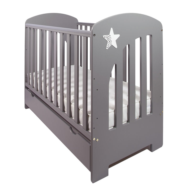 Woodleys Bonnie Cot Bed , Grey
