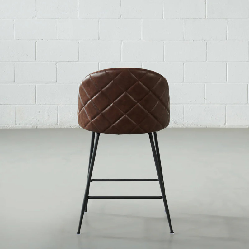 Tabouret de comptoir Hattaway 25,6, Brun