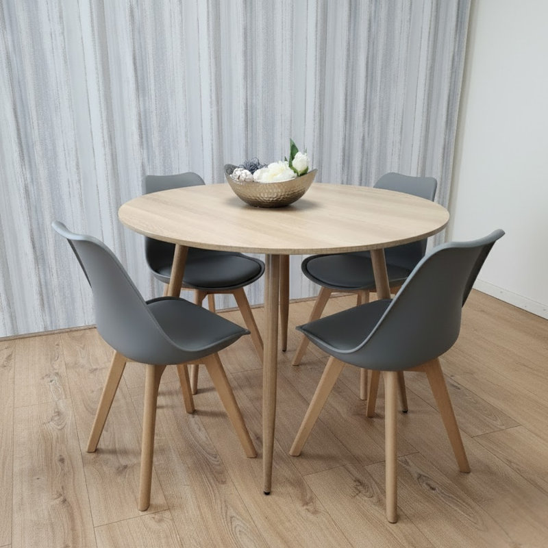 4 - Person Dining Set, Grey