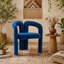 Ensemble confortable de chaises d'appoint rembourrées en velours pour divers espaces-516711791
