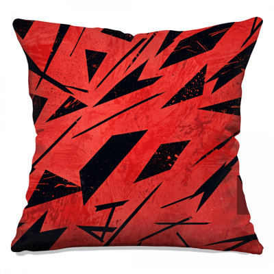 Coussins décoratifs Red Sharp Angles