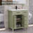 Sharee 30" Freestanding Single Bathroom Vanity Set With Sink Top, Zinc Alloy Faucet, Painted Surface, Soft-close Doors, Epa Certified