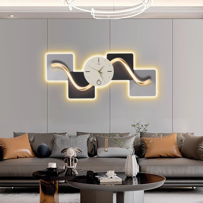 Grande horloge murale silencieuse 39,4 po