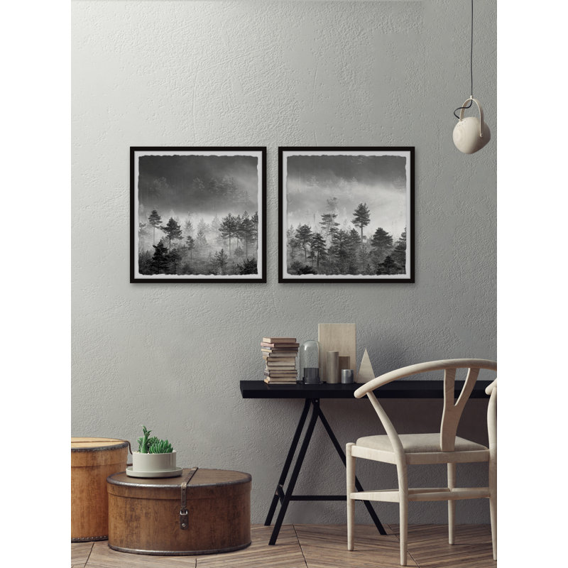 The Forest Spoke - 2 Piece Single Picture Frame Print Set