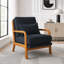 Chaise longue en bois avec revêtement Nubby-69706580