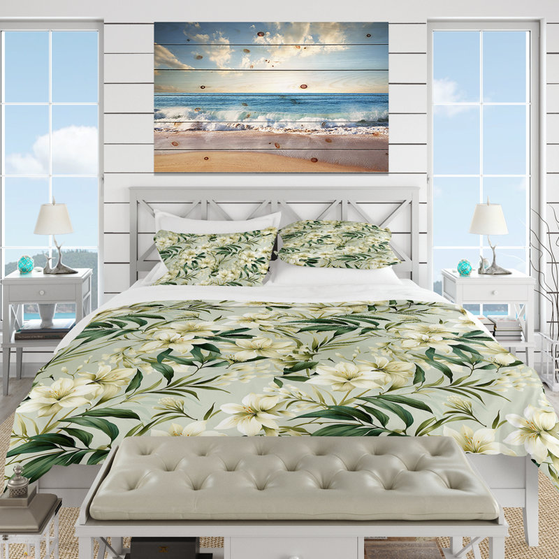 Ensemble de housse de couette Bamboo Whispers, Housse de couette simple + 1 taie décorative stan