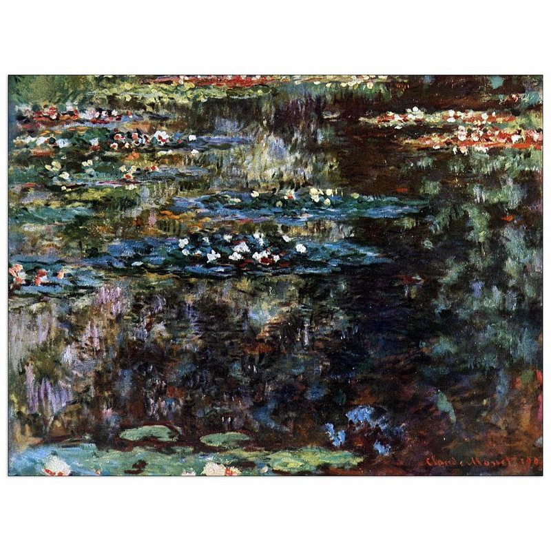 Claude Monet - Wrapped Canvas Painting, 60cm H x 80cm W x 1.8cm D