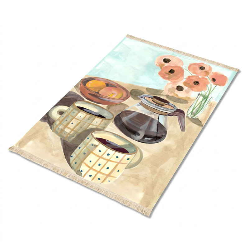 Tapis 7 pi x 10 pi Morning Coffee Still Life