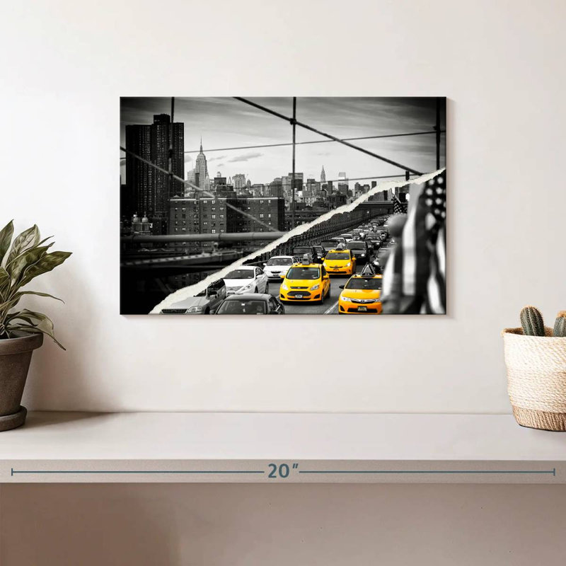 Mehar Dual Torn NYC, 8" H x 12" W