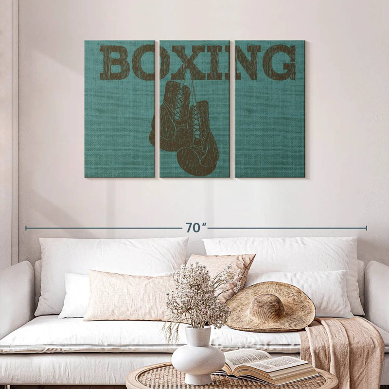 Sireci Boxing Typography, 28" H x 45" W