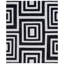 Santa Fe Silver/Black Area Rug-1117466193