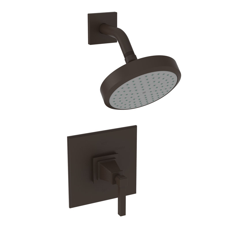 Malvina Balanced Pressure Shower Trim Set with Shower Head, Oil Rubbed Bronze